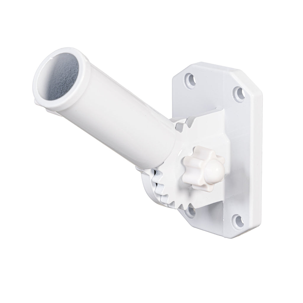 White Metal Flag Bracket