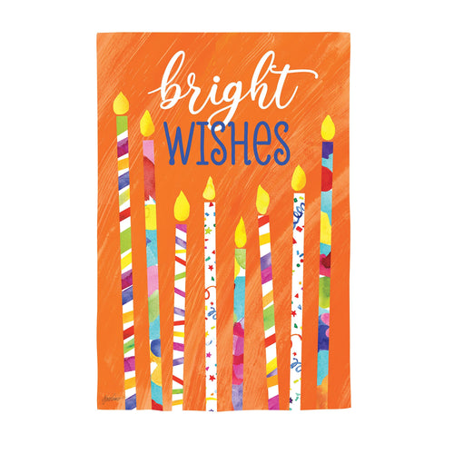 Birthday Party Reversible Suede House Flag
