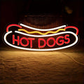 Hot Dog Neon Glow Sign – Party & Restaurant Decor