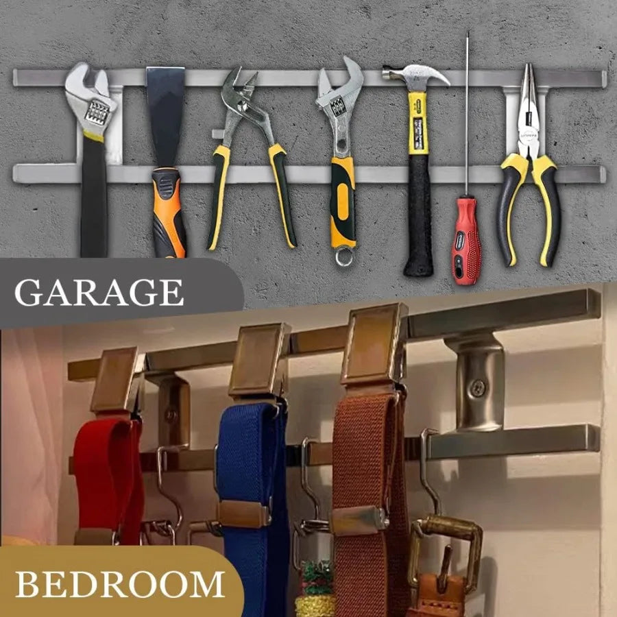 Magnet Strip: 18-Inch Knife Bar & Hook Rack