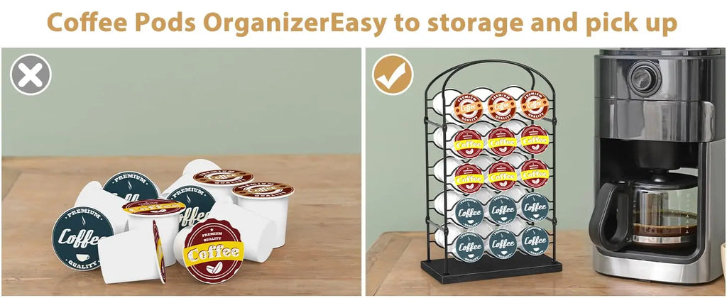 K-Cup Keeper: Sleek 30-Pod Countertop Organizer