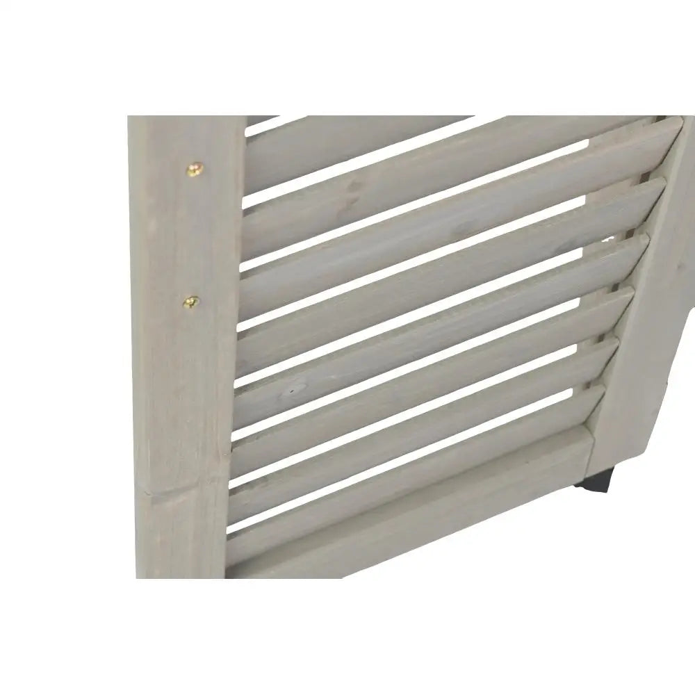 GardenCraft Grey: Outdoor Potting Bench & Storage