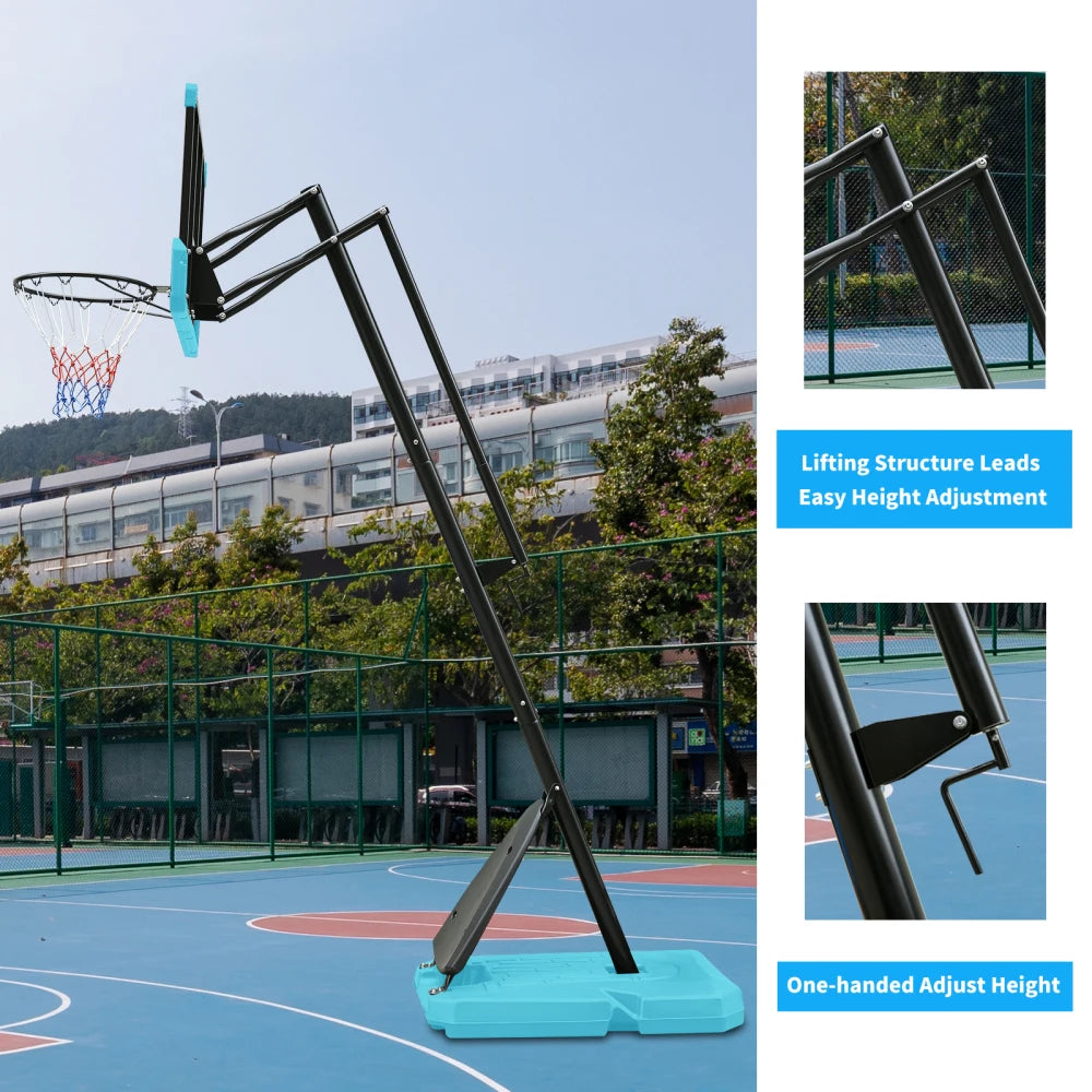 FlexHoop: All-Weather Adjustable Basketball Setup