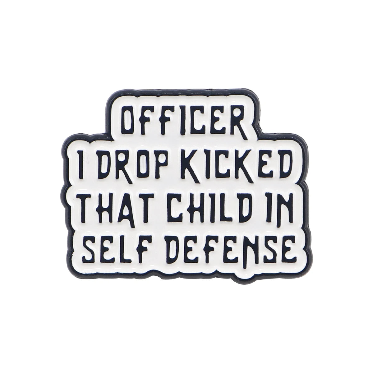PhrasePins: Cartoon Quote Enamel Brooches & Backpack Badges