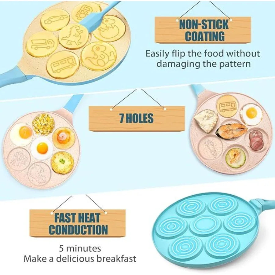 EggMaster Nonstick 3-in-1 Omelette & Pancake Pan