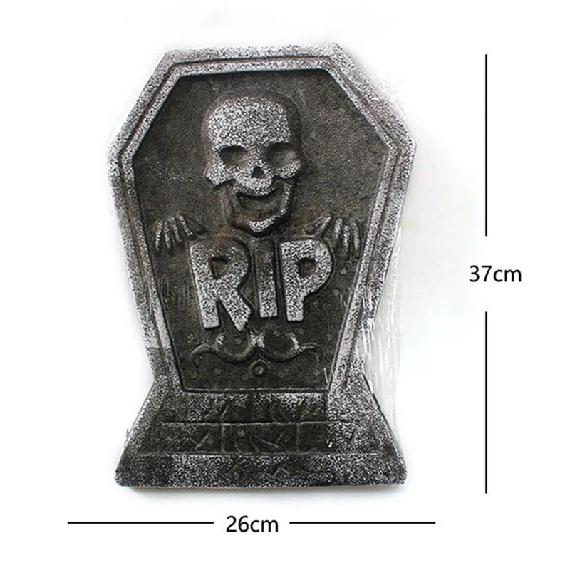 Haunted Tombstone Foam Skeleton Graveyard Prop Decor