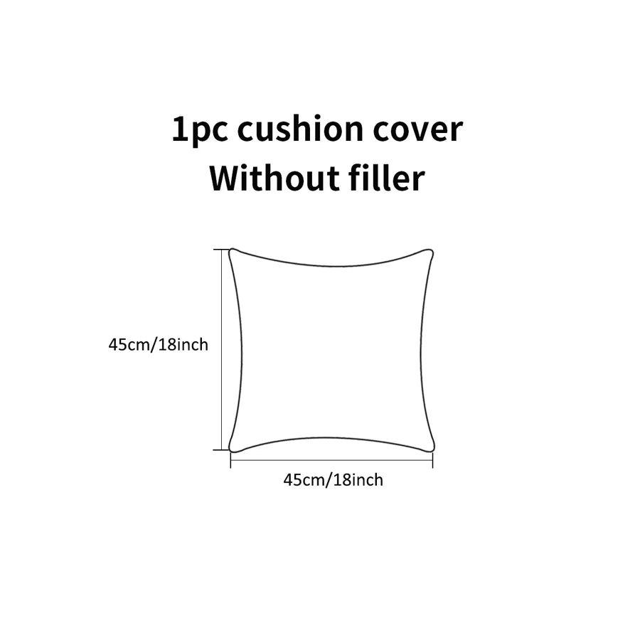 BUYNOW Halloween Quilting Throw Pillow Covers Traditional Style Soft Plush Geometric Ghost Halloween Pillow Cover Home Decor