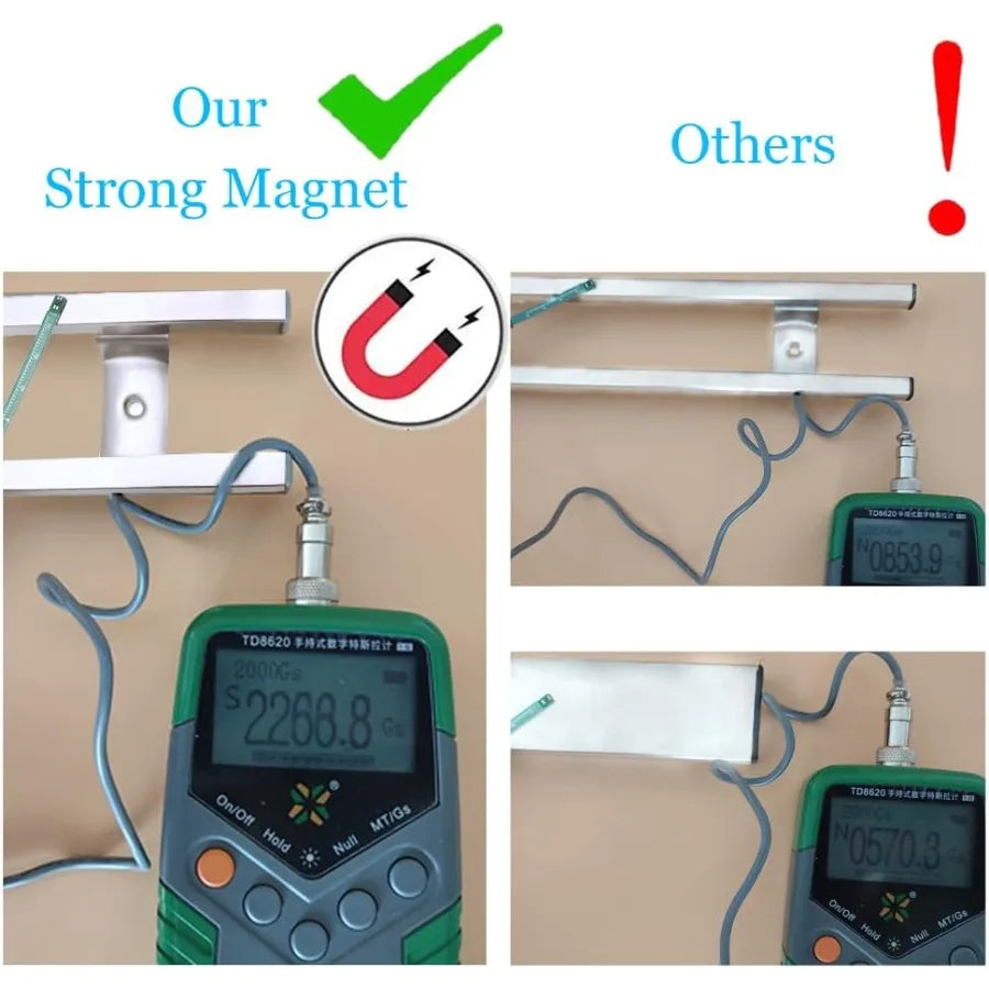 Magnet Strip: 18-Inch Knife Bar & Hook Rack