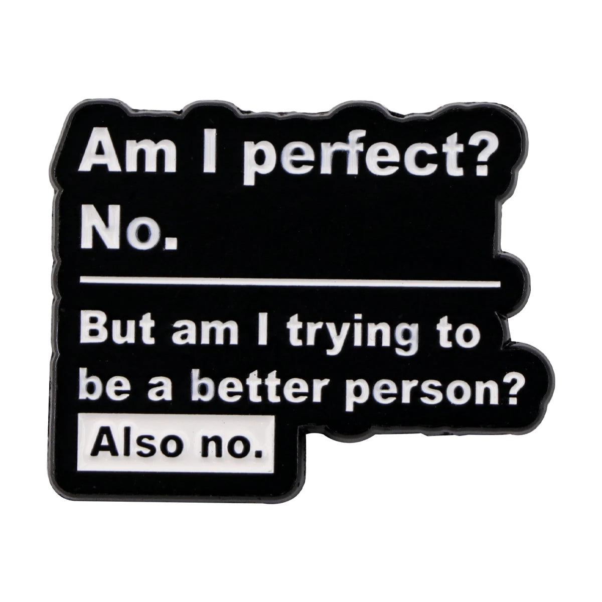 SkeleQuip: Witty Phrase Enamel Pins & Brooches