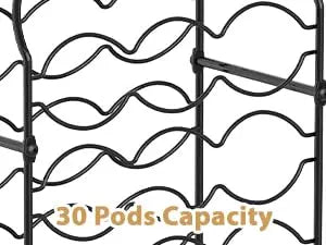 K-Cup Keeper: Sleek 30-Pod Countertop Organizer