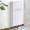 TriFlip Quiet-Close Shoe Cabinet – Wall/Floor Metal Rack