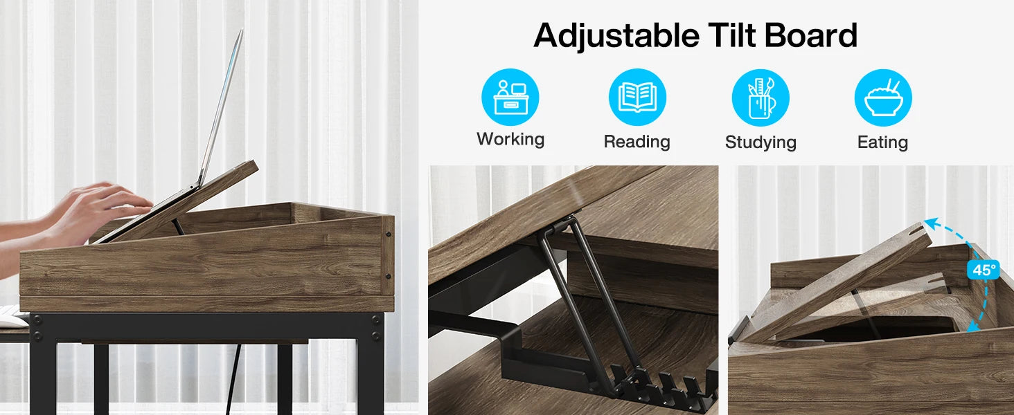 Queen Overbed Adjustable Desk – Mobile Laptop Table