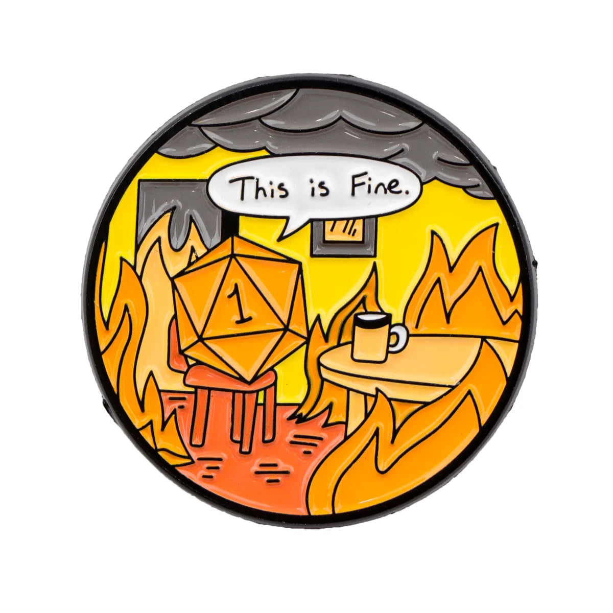 Focus Fun: Quirky ADHD Awareness Enamel Pin Badge