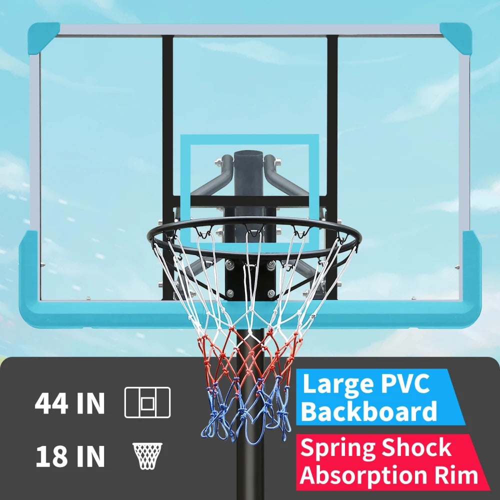 FlexHoop: All-Weather Adjustable Basketball Setup