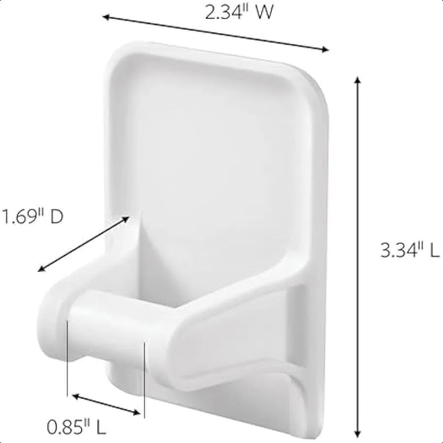 Spray Bottle Hangers Holds up to 32 fl oz 2 Hangers with 4 Strips Damage Free Spray Bottle Holder Wall Mount to Cabinet Kitchen