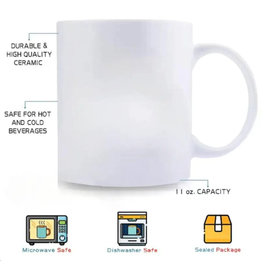 Savior Sips: Jesus & Coffee Funny Ceramic Mug 11oz