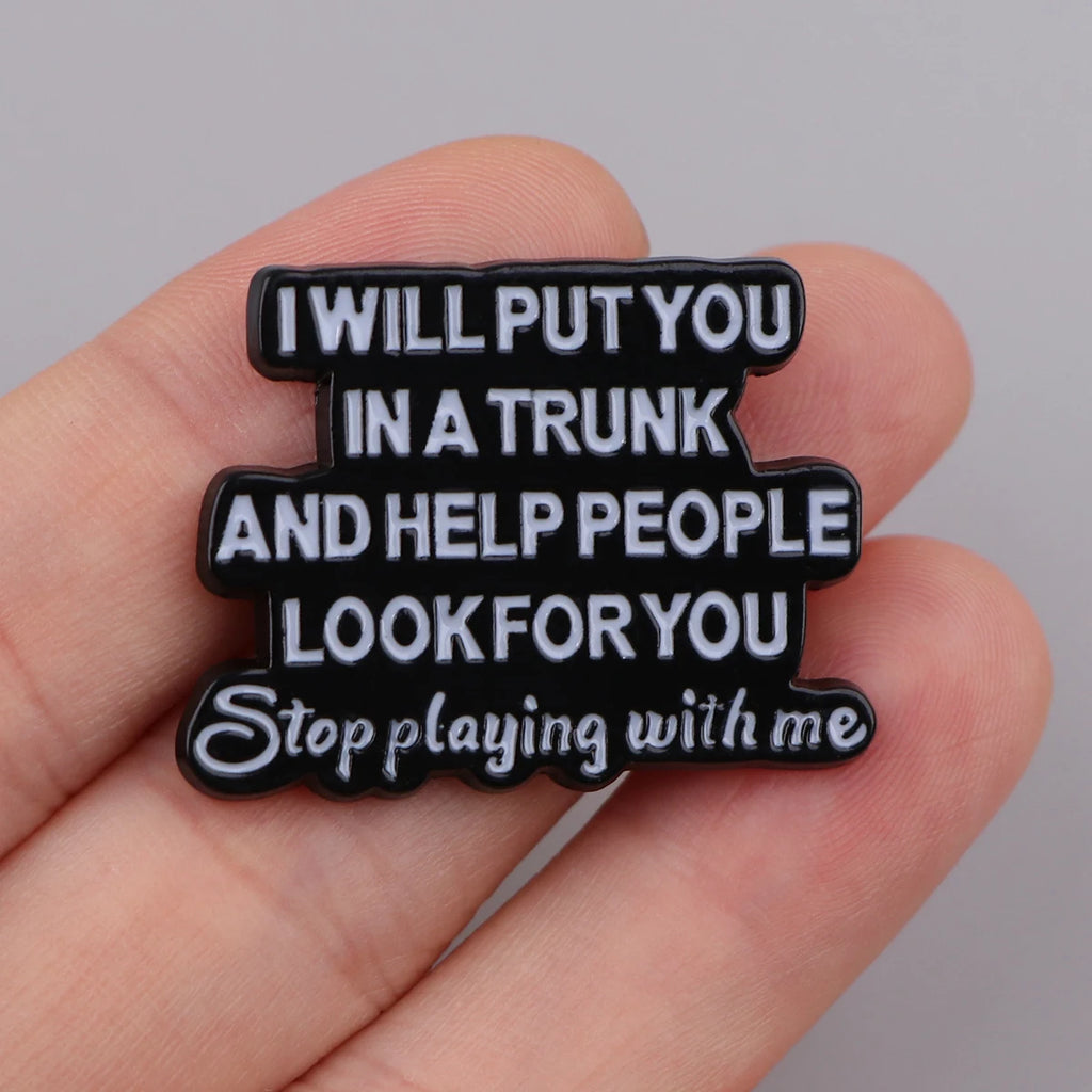 Brew-tiful Quotes Coffee Enamel Pin – Funny Brooch Badge
