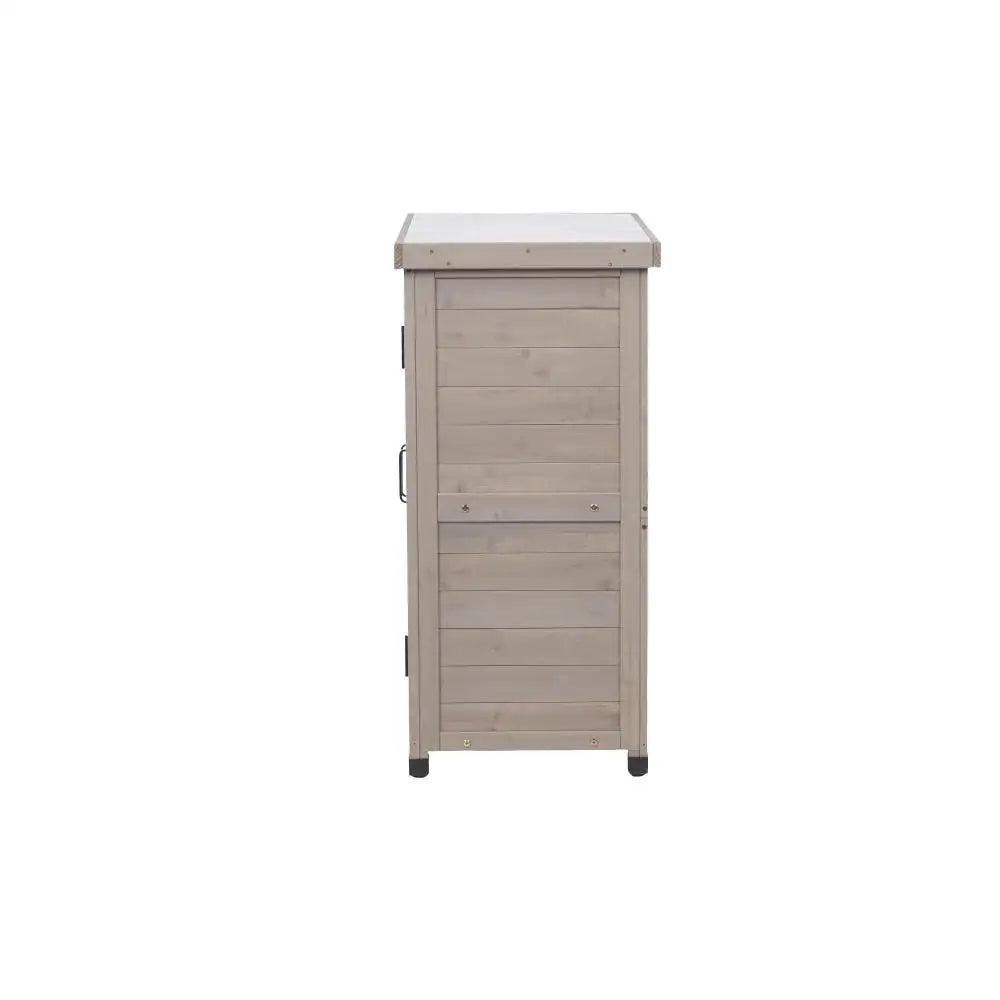GardenCraft Grey: Outdoor Potting Bench & Storage