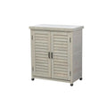 GardenCraft Grey: Outdoor Potting Bench & Storage