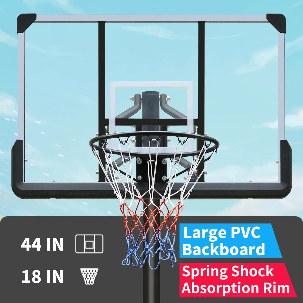 FlexHoop: All-Weather Adjustable Basketball Setup