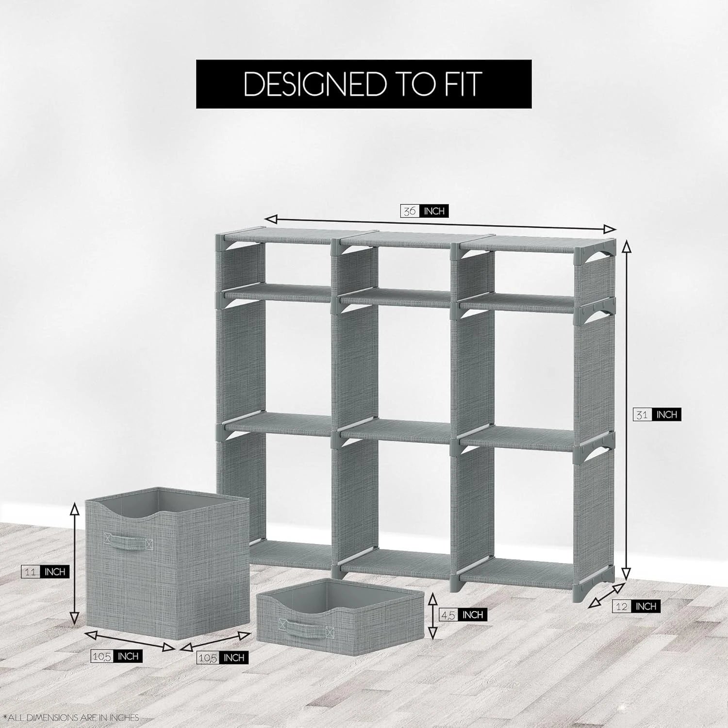 CubeNest ClosetMax: Complete Organizer Bin Set