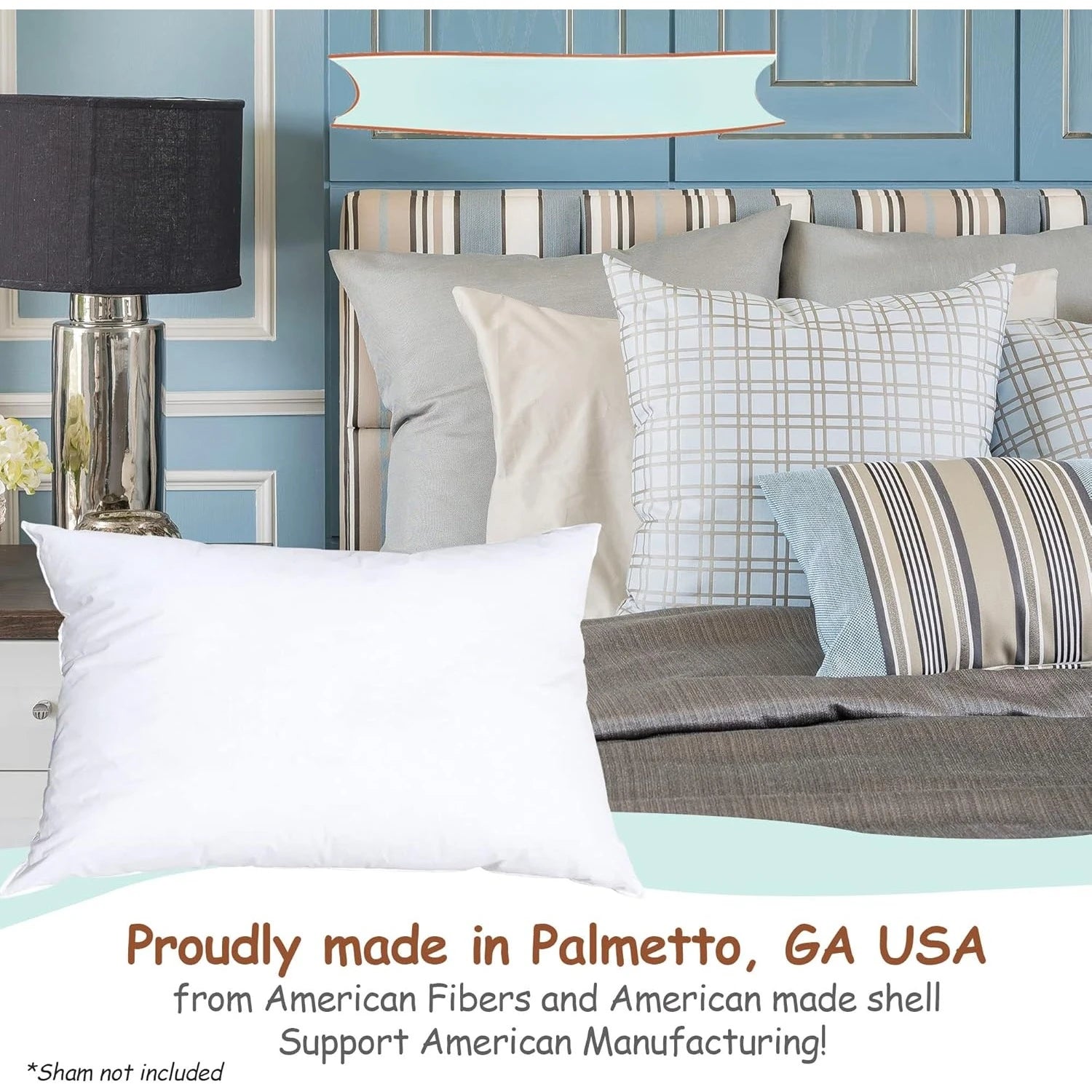 UltraSoft King XL Synthetic Down Pillow 22x38