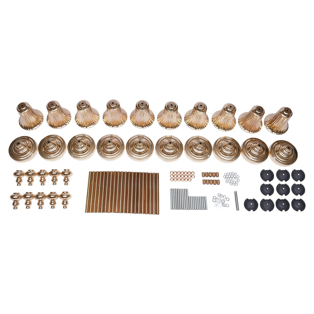 10Pcs Versatile Wedding stands Metal Trumpet Holders Vases For Weddings, Party Decorations