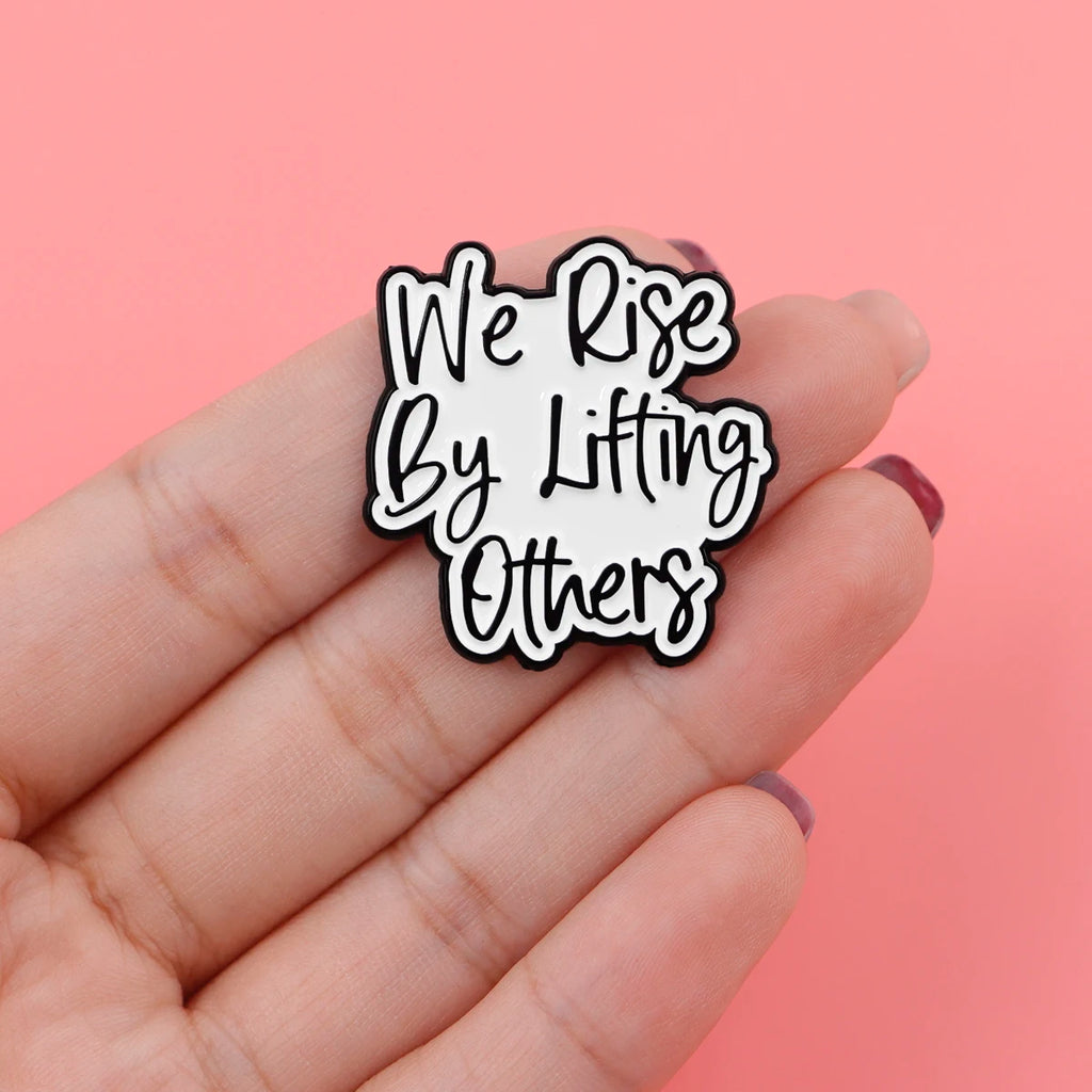 SkeleQuip: Witty Phrase Enamel Pins & Brooches