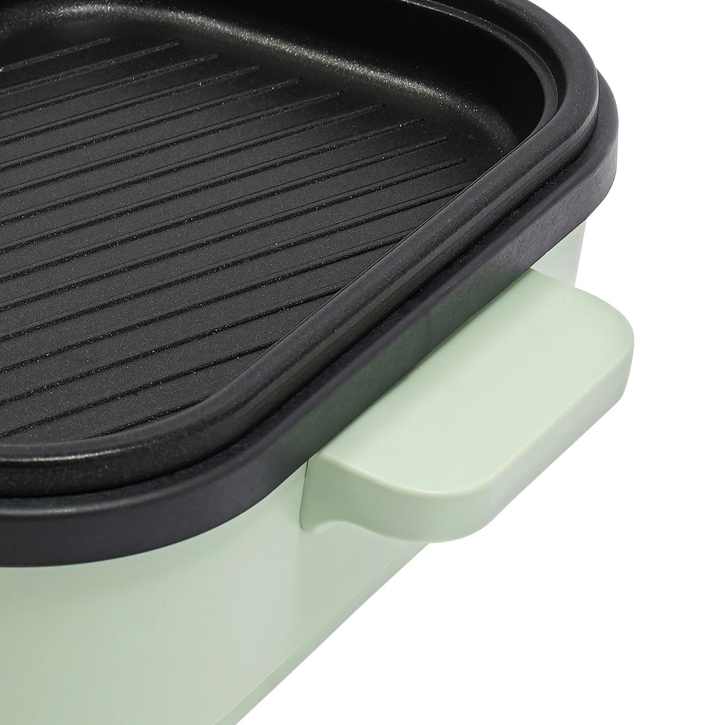 SizzleBlend: Electric Hot Pot & Grill Duo