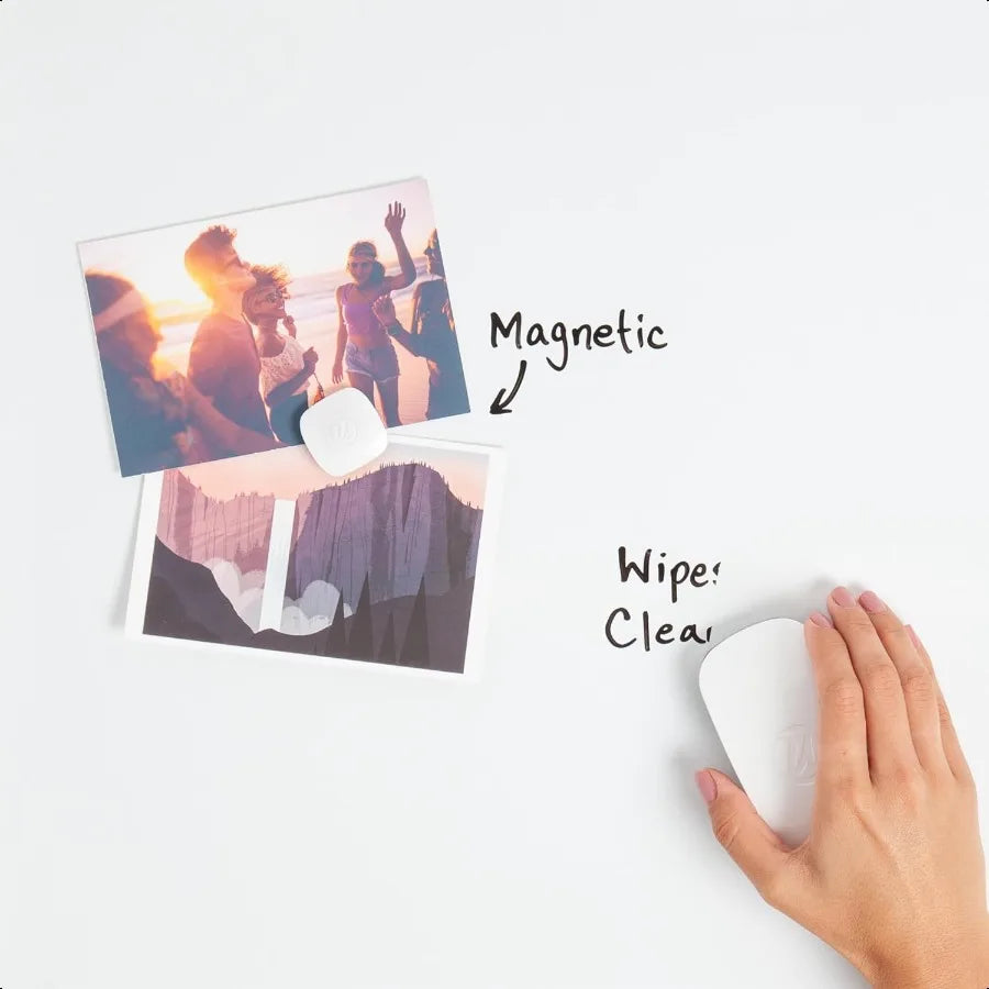Magnetic Dry Erase Board 8.5x11 with Marker & Magnet