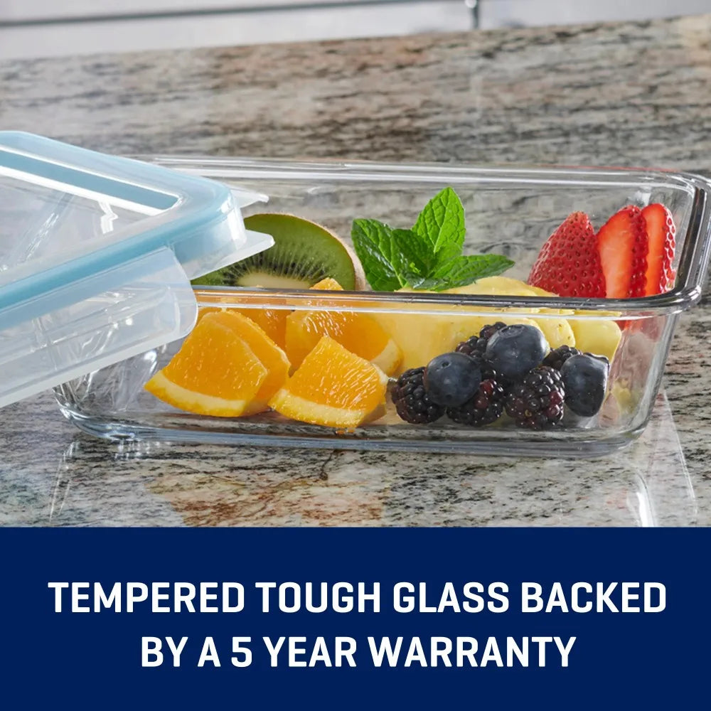 SureSeal Glass 6C Rectangular Storage Containers