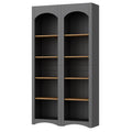 Farmhouse 5-Tier Bookshelf Set – Adjustable 72 Modern