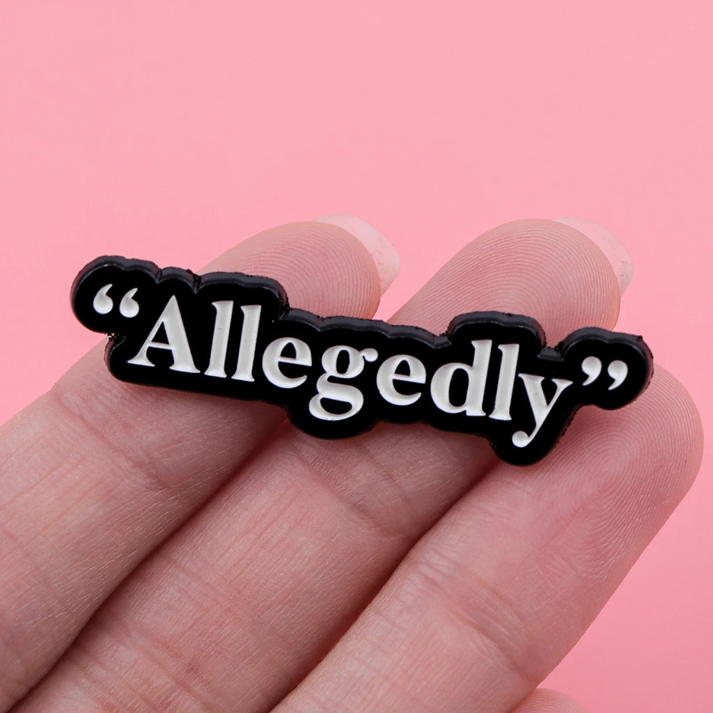 SkeleQuip: Witty Phrase Enamel Pins & Brooches