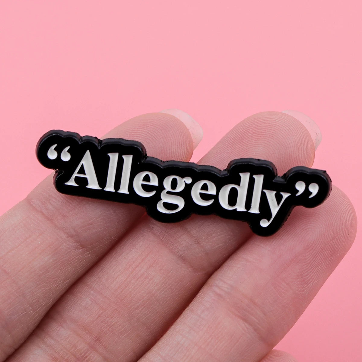 SkeleQuip: Witty Phrase Enamel Pins & Brooches