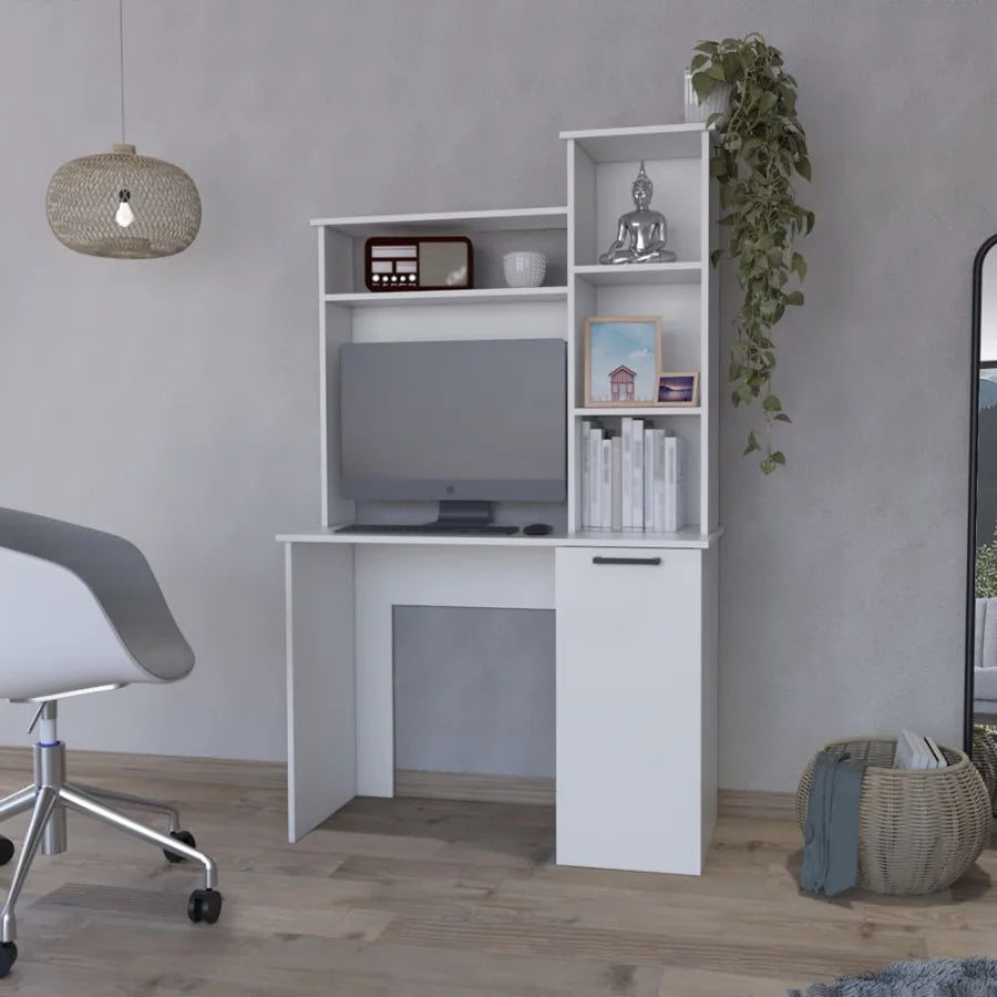 Elegance White Dumas Office Desk