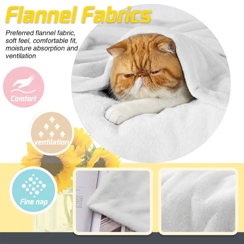 Fox & Maple CozySoft Flannel Blanket – All-Season Comfort
