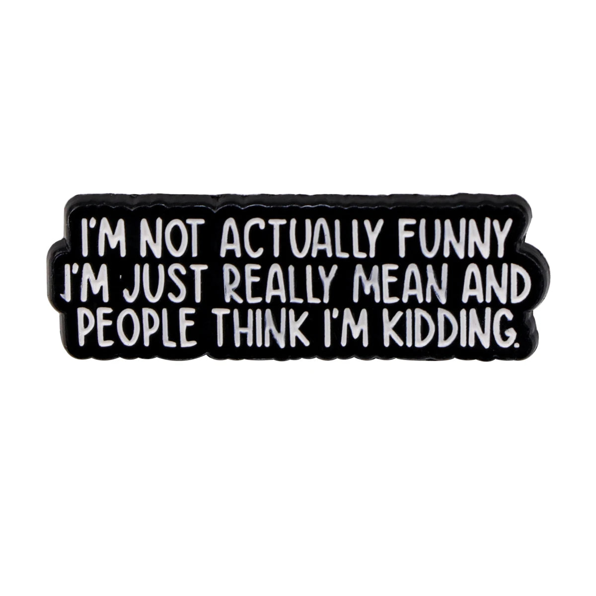SkeleQuip: Witty Phrase Enamel Pins & Brooches