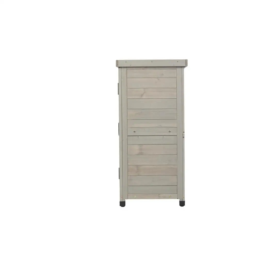 GardenCraft Grey: Outdoor Potting Bench & Storage