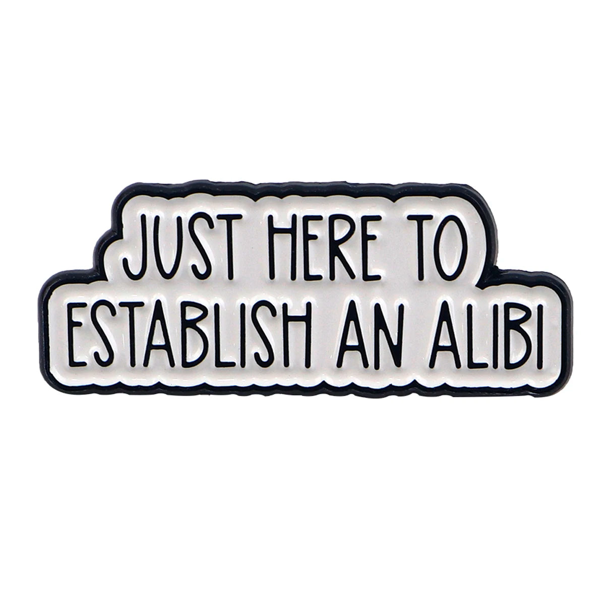 PhrasePins: Cartoon Quote Enamel Brooches & Backpack Badges