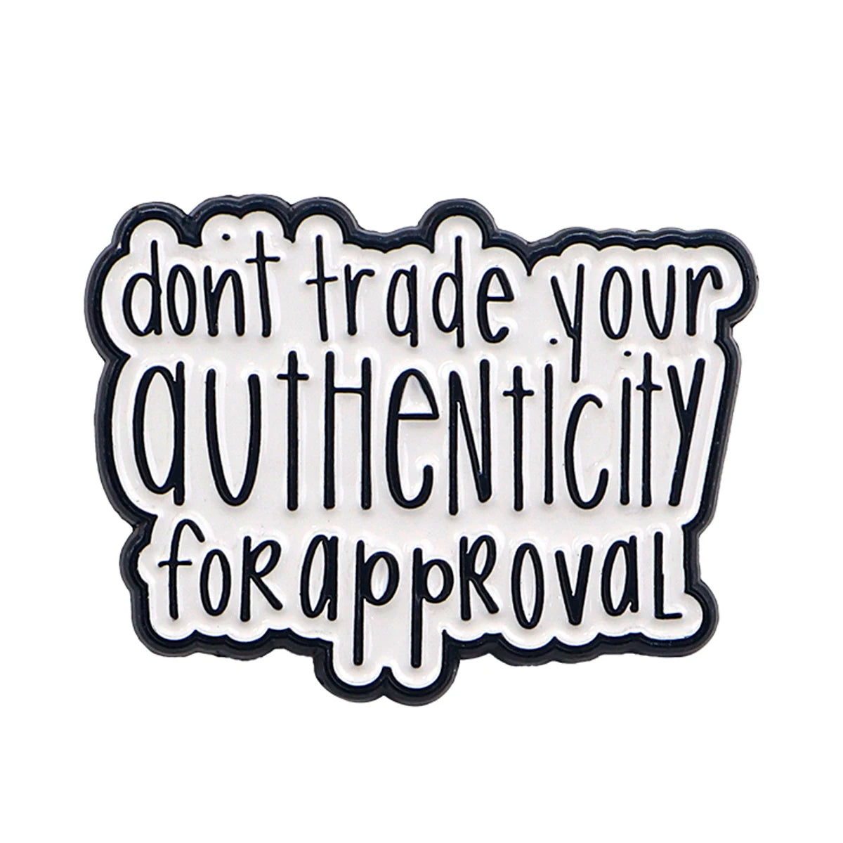 PhrasePins: Cartoon Quote Enamel Brooches & Backpack Badges