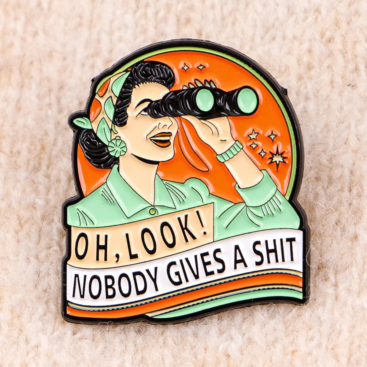 Snarky Nostalgia: Humorous Enamel Pin Collection