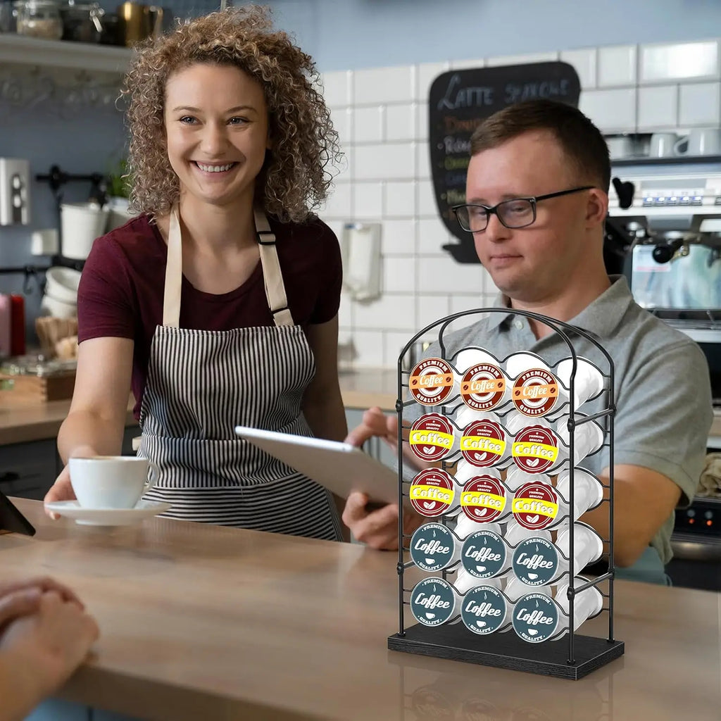 K-Cup Keeper: Sleek 30-Pod Countertop Organizer