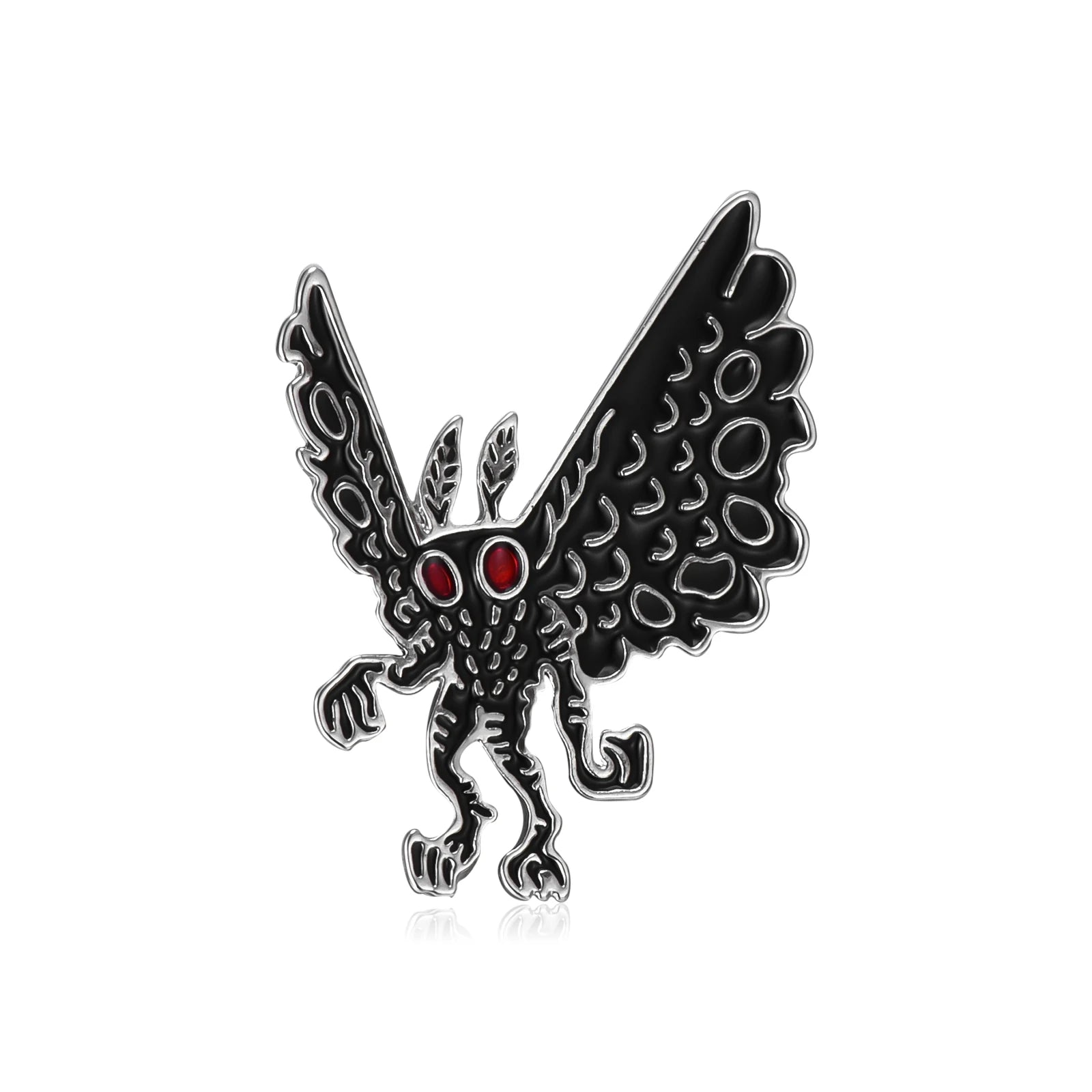 Gothic Baphomet Enamel Pin Set - Halloween Brooches
