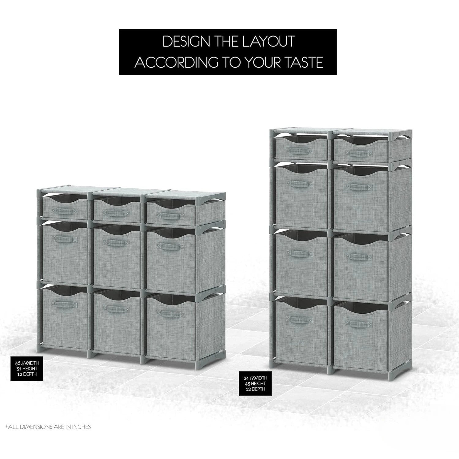 CubeNest ClosetMax: Complete Organizer Bin Set