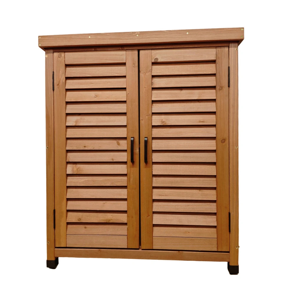 GardenCraft Grey: Outdoor Potting Bench & Storage