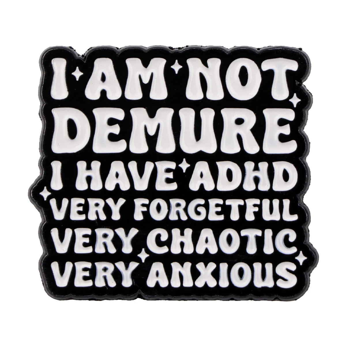 SkeleQuip: Witty Phrase Enamel Pins & Brooches