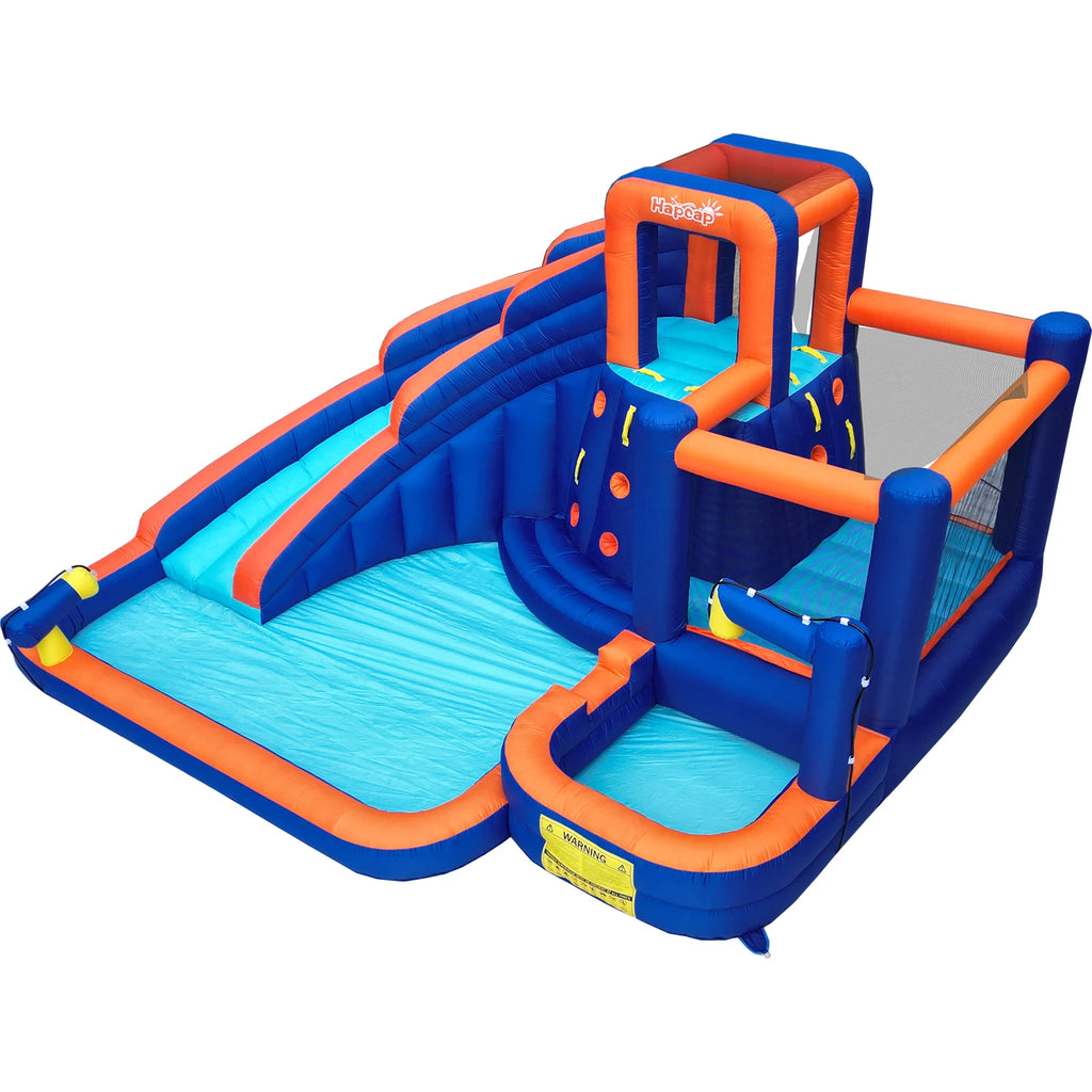 Hapcap Mega Bounce & Slide Castle with Climbing Walls