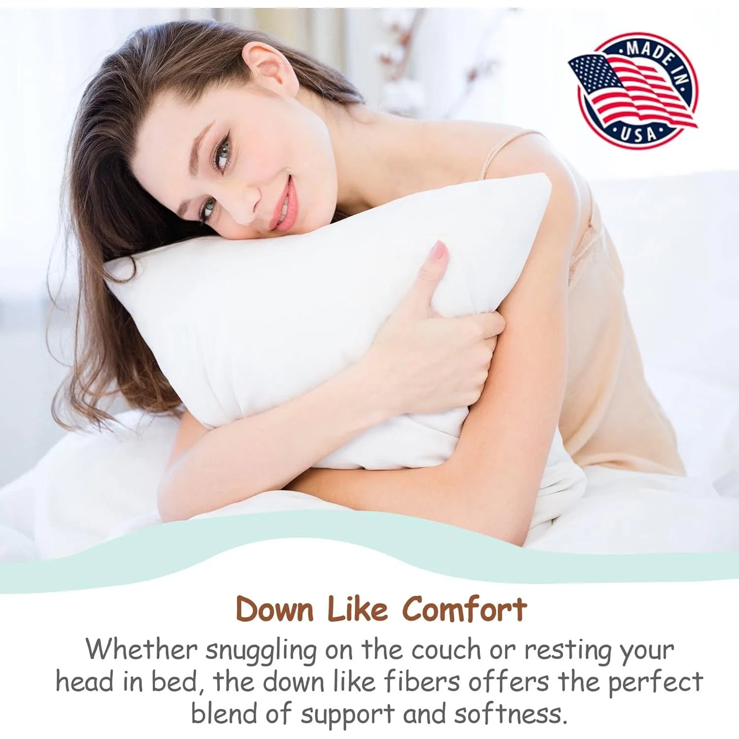 UltraSoft King XL Synthetic Down Pillow 22x38
