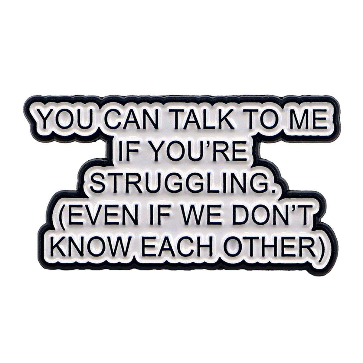 PhrasePins: Cartoon Quote Enamel Brooches & Backpack Badges