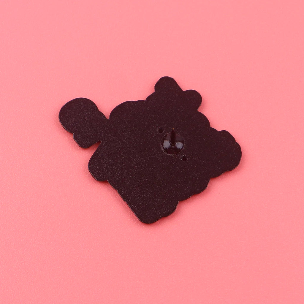 Punny Skeleton Pronoun Pin – Punk Pin Badge Brooch